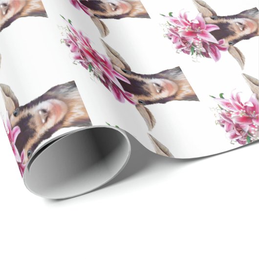 Gift Wrap Roll Lilly die Ziege Geschenkpapier (Rolleneckpunkt)
