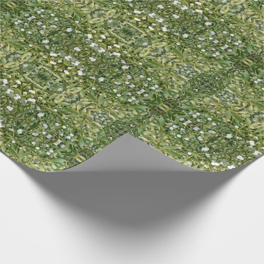 Gift Wrap Roll Mistletoe Geschenkpapier (Ecke)