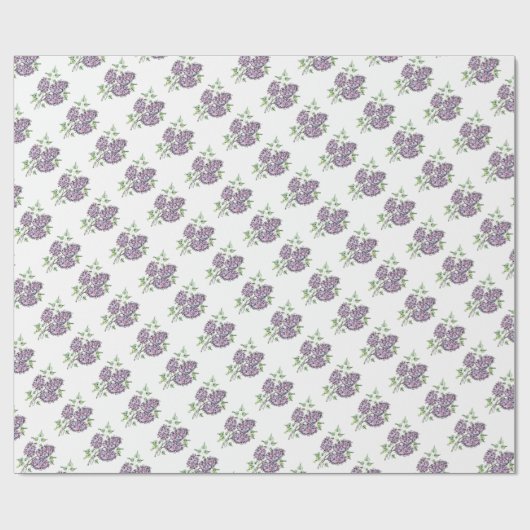 Gift Wrap Roll - NGA Watercolor Lilacs Geschenkpapier (Flach)
