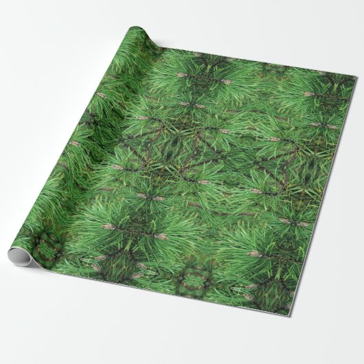 Gift Wrap Roll Pine Boughs Geschenkpapier (Ungerollt)