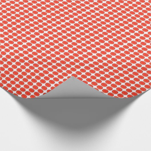 Gift Wrap - rote Punkte Geschenkpapier (Ecke)