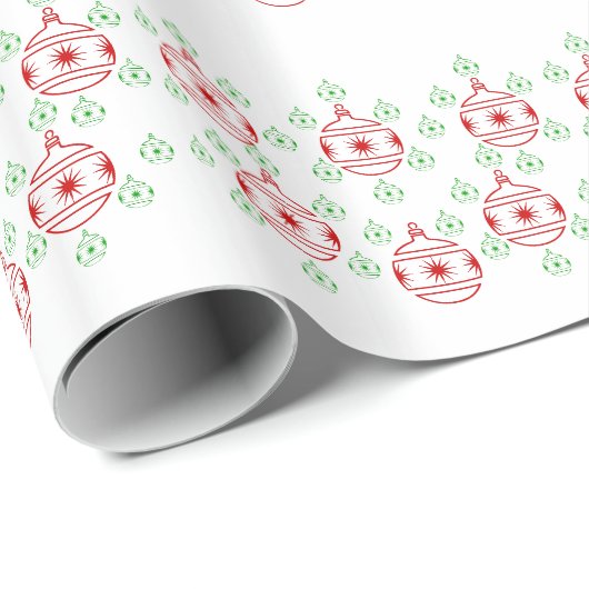 Gift Wrap - Rundbaumschmuck Geschenkpapier (Rolleneckpunkt)