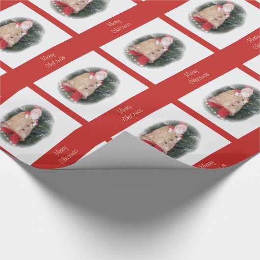 Gift Wrap - Saint Nick Tree Ornament Geschenkpapier (Ecke)