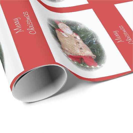 Gift Wrap - Saint Nick Tree Ornament Geschenkpapier (Rolleneckpunkt)