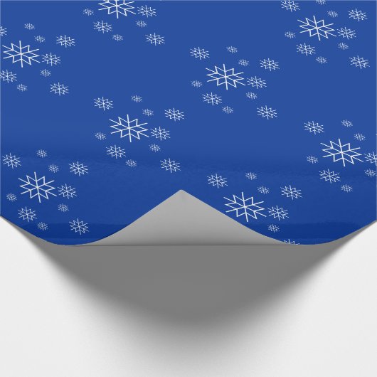 Gift Wrap - Schneeflocken Geschenkpapier (Ecke)