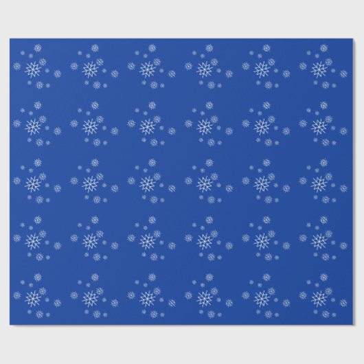Gift Wrap - Schneeflocken Geschenkpapier (Flach)