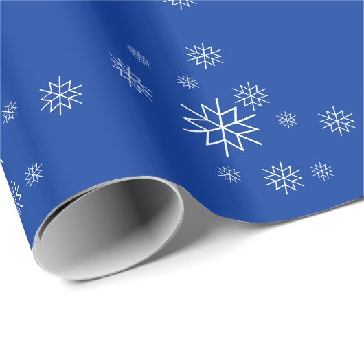 Gift Wrap - Schneeflocken Geschenkpapier (Rolleneckpunkt)