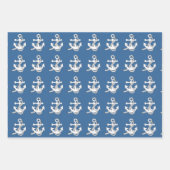 Gift Wrap Set - Nautical Theme Geschenkpapier Set (Vorderseite 3)