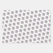 Gift Wrap Sheet Set - NGA Watercolor Lilacs Geschenkpapier Set (Vorderseite 3)