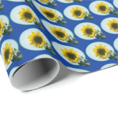 Gift Wrap - Sonnenblumen-Spotlight Geschenkpapier (Rolleneckpunkt)
