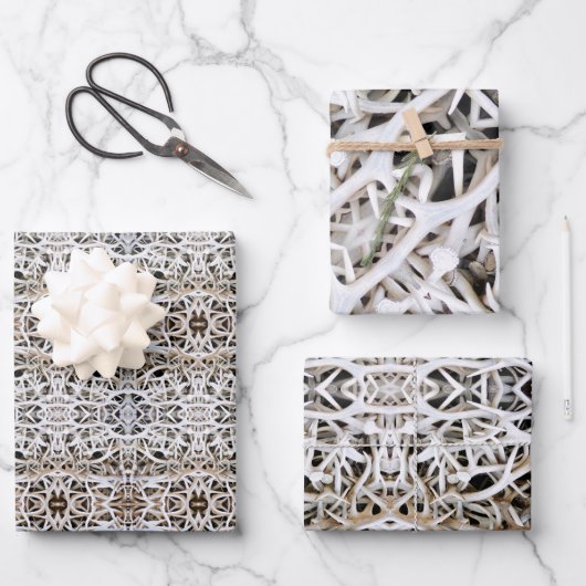 Gift Wrap Yellowstone Elk Antler Geschenkpapier Set (Vorderseite)