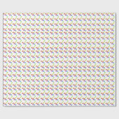 Gift Wrap - zufällige farbige Punkte Geschenkpapier (Flach)