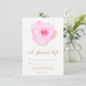 Gift-Zertifikat für den Wellness-Center "Pink Wate (Stehend Vorderseite)