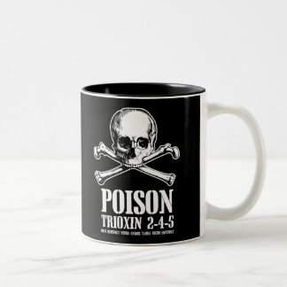 Gift-Zombie Trioxin 3-4-5 Dämmerung der Toten Zweifarbige Tasse