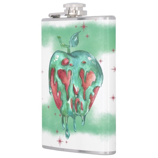 Giftapfel Vinyl-Wrapped Flask Flachmann (Links)