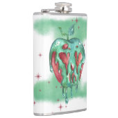 Giftapfel Vinyl-Wrapped Flask Flachmann (Rechts)