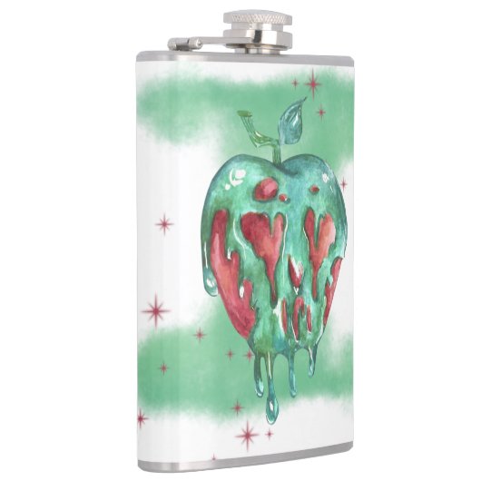 Giftapfel Vinyl-Wrapped Flask Flachmann (Rechts)