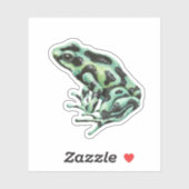 Giftdarmfrosch Aufkleber (Blatt)