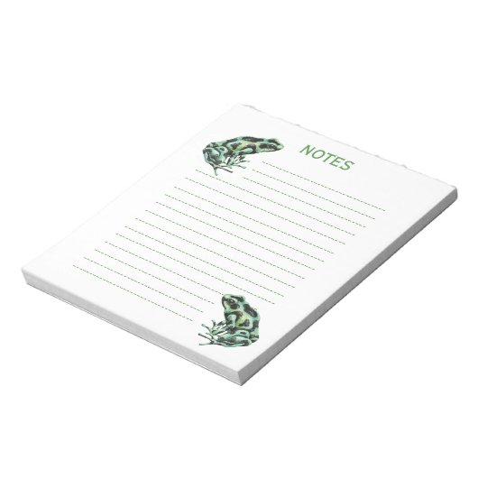 Giftdarmfrosch Notizblock (Rotiert)