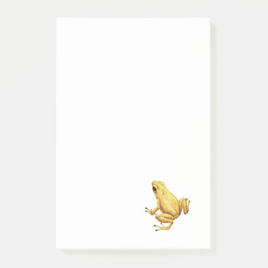 Giftdarmfrosch Post-it Klebezettel (Vorderseite)