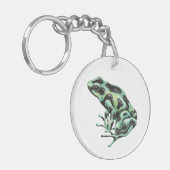 Giftdarmfrosch Schlüsselanhänger (Vorderseite links)