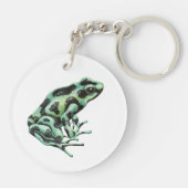Giftdarmfrosch Schlüsselanhänger (Rückseite)