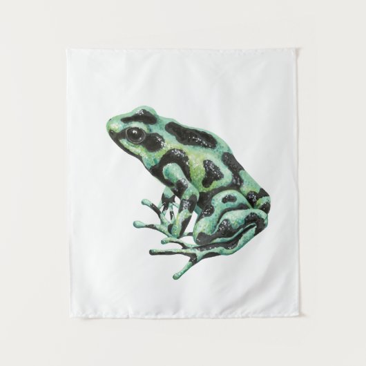 Giftdarmfrosch Wandteppich (Vorderseite)