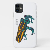 Giftdeich-Frosch-Cartoon-Abbildung Case-Mate iPhone Hülle (Rückseite)