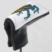 Giftdeich-Frosch-Cartoon-Abbildung Golf Headcover (3/4 Vorderseite)