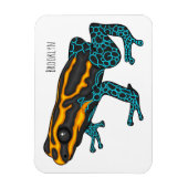 Giftdeich-Frosch-Cartoon-Abbildung Magnet (Vertikal)