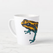 Giftdeich-Frosch-Cartoon-Abbildung Milchtasse (Linke Ecke)