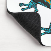 Giftdeich-Frosch-Cartoon-Abbildung Mousepad (Ecke)