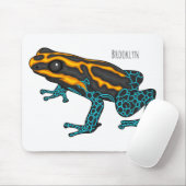 Giftdeich-Frosch-Cartoon-Abbildung Mousepad (Mit Mouse)