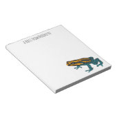 Giftdeich-Frosch-Cartoon-Abbildung Notizblock (angewinkelt)