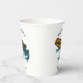 Giftdeich-Frosch-Cartoon-Abbildung Pappbecher (Rechts)