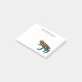 Giftdeich-Frosch-Cartoon-Abbildung Post-it Klebezettel (angewinkelt)