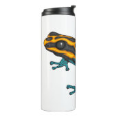 Giftdeich-Frosch-Cartoon-Abbildung Thermosbecher (Nach links gedreht)