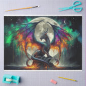 Giftdrache Seidenpapier (Basteln)