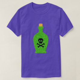 Giftflasche Halloween Glitzer T - Shirt