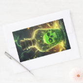 Giftflaschen-Aufkleber Rechteckiger Aufkleber (Umschlag)