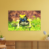 Giftfrosch, Dendrobate, Tinktorius, Leinwanddruck (Insitu (Wohnzimmer))