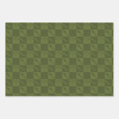 Giftgarten | Blau und Grüntöne Geschenkpapier Set (Vorderseite 2)