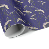 Giftgarten | Blau und weiß Geschenkpapier (Rolleneckpunkt)