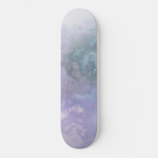 Giftgas-Grafik (Lila Mauve Lavender) Skateboard (Vorderseite)