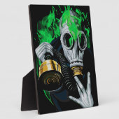 Giftgasmaske: Neonflames Fotoplatte (Seite)