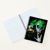 Giftgasmaske: Neonflames Notizblock (Innenseite)