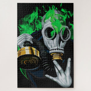 Giftgasmaske: Neonflames Puzzle