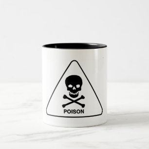 Giftgetränk Zweifarbige Tasse