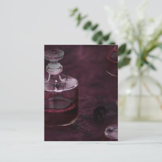 Gifthalloween Postkarte (Stehend Vorderseite)