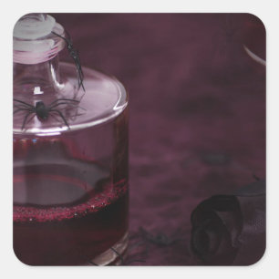 Gifthalloween Quadratischer Aufkleber